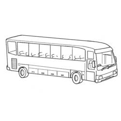 Disegno da colorare: Autobus / Pullman (Trasporto) #135300 - Pagine da Colorare Stampabili Gratuite