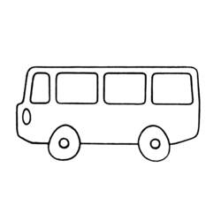 Disegno da colorare: Autobus / Pullman (Trasporto) #135322 - Pagine da Colorare Stampabili Gratuite