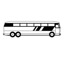 Disegno da colorare: Autobus / Pullman (Trasporto) #135327 - Pagine da Colorare Stampabili Gratuite