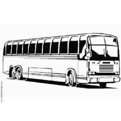 Disegno da colorare: Autobus / Pullman (Trasporto) #135343 - Pagine da Colorare Stampabili Gratuite