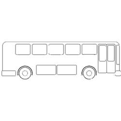 Disegno da colorare: Autobus / Pullman (Trasporto) #135354 - Pagine da Colorare Stampabili Gratuite