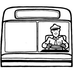 Disegno da colorare: Autobus / Pullman (Trasporto) #135364 - Pagine da Colorare Stampabili Gratuite