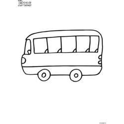 Disegno da colorare: Autobus / Pullman (Trasporto) #135368 - Pagine da Colorare Stampabili Gratuite