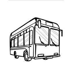 Disegno da colorare: Autobus / Pullman (Trasporto) #135384 - Pagine da Colorare Stampabili Gratuite