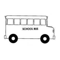 Disegno da colorare: Autobus / Pullman (Trasporto) #135393 - Pagine da Colorare Stampabili Gratuite