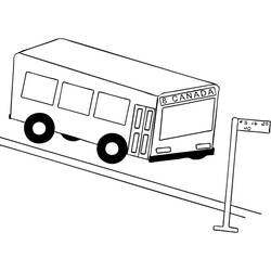 Disegno da colorare: Autobus / Pullman (Trasporto) #135447 - Pagine da Colorare Stampabili Gratuite