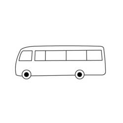 Disegno da colorare: Autobus / Pullman (Trasporto) #135511 - Pagine da Colorare Stampabili Gratuite