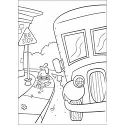 Disegno da colorare: Autobus / Pullman (Trasporto) #135527 - Pagine da Colorare Stampabili Gratuite