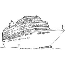 Disegno da colorare: Barca / Nave (Trasporto) #137467 - Pagine da Colorare Stampabili Gratuite