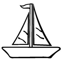 Disegno da colorare: Barca / Nave (Trasporto) #137488 - Pagine da Colorare Stampabili Gratuite
