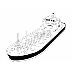 Disegno da colorare: Barca / Nave (Trasporto) #137618 - Pagine da Colorare Stampabili Gratuite
