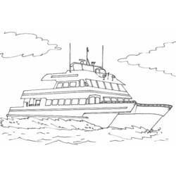 Disegno da colorare: Barca / Nave (Trasporto) #137673 - Pagine da Colorare Stampabili Gratuite