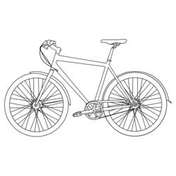 Disegno da colorare: Bicicletta / Bicicletta (Trasporto) #136939 - Pagine da Colorare Stampabili Gratuite