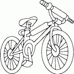 Disegno da colorare: Bicicletta / Bicicletta (Trasporto) #136941 - Pagine da Colorare Stampabili Gratuite