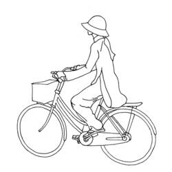 Disegno da colorare: Bicicletta / Bicicletta (Trasporto) #136945 - Pagine da Colorare Stampabili Gratuite