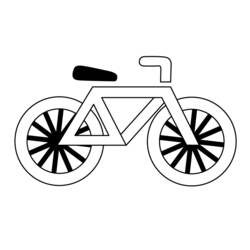 Disegno da colorare: Bicicletta / Bicicletta (Trasporto) #136946 - Pagine da Colorare Stampabili Gratuite