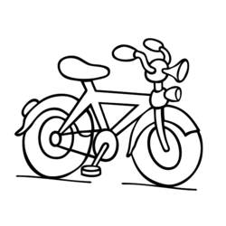 Disegno da colorare: Bicicletta / Bicicletta (Trasporto) #136947 - Pagine da Colorare Stampabili Gratuite