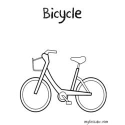 Disegno da colorare: Bicicletta / Bicicletta (Trasporto) #136950 - Pagine da Colorare Stampabili Gratuite