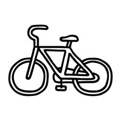 Disegno da colorare: Bicicletta / Bicicletta (Trasporto) #136953 - Pagine da Colorare Stampabili Gratuite