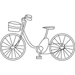 Disegno da colorare: Bicicletta / Bicicletta (Trasporto) #136954 - Pagine da Colorare Stampabili Gratuite