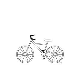 Disegno da colorare: Bicicletta / Bicicletta (Trasporto) #136956 - Pagine da Colorare Stampabili Gratuite