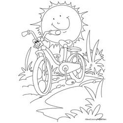 Disegno da colorare: Bicicletta / Bicicletta (Trasporto) #136957 - Pagine da Colorare Stampabili Gratuite