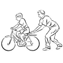 Disegno da colorare: Bicicletta / Bicicletta (Trasporto) #136974 - Pagine da Colorare Stampabili Gratuite