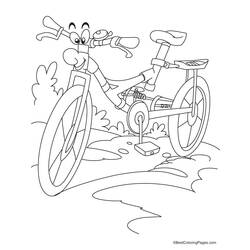 Disegno da colorare: Bicicletta / Bicicletta (Trasporto) #136985 - Pagine da Colorare Stampabili Gratuite