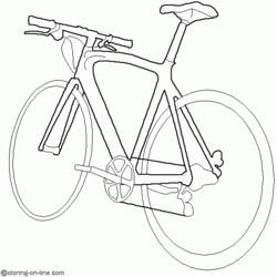 Disegno da colorare: Bicicletta / Bicicletta (Trasporto) #136999 - Pagine da Colorare Stampabili Gratuite