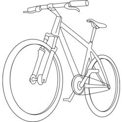 Disegno da colorare: Bicicletta / Bicicletta (Trasporto) #137006 - Pagine da Colorare Stampabili Gratuite