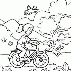 Disegno da colorare: Bicicletta / Bicicletta (Trasporto) #137010 - Pagine da Colorare Stampabili Gratuite