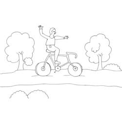Disegno da colorare: Bicicletta / Bicicletta (Trasporto) #137019 - Pagine da Colorare Stampabili Gratuite