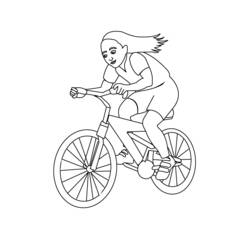 Disegno da colorare: Bicicletta / Bicicletta (Trasporto) #137032 - Pagine da Colorare Stampabili Gratuite