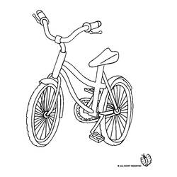 Disegno da colorare: Bicicletta / Bicicletta (Trasporto) #137057 - Pagine da Colorare Stampabili Gratuite