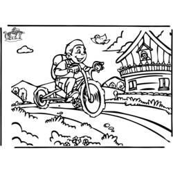 Disegno da colorare: Bicicletta / Bicicletta (Trasporto) #137078 - Pagine da Colorare Stampabili Gratuite
