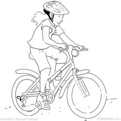 Disegno da colorare: Bicicletta / Bicicletta (Trasporto) #137096 - Pagine da Colorare Stampabili Gratuite