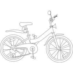 Disegno da colorare: Bicicletta / Bicicletta (Trasporto) #137139 - Pagine da Colorare Stampabili Gratuite