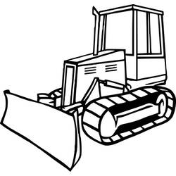 Disegno da colorare: Bulldozer / escavatore meccanico (Trasporto) #141679 - Pagine da Colorare Stampabili Gratuite