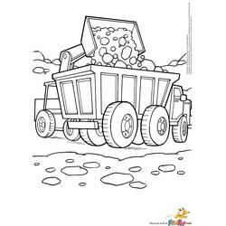 Disegno da colorare: Bulldozer / escavatore meccanico (Trasporto) #141691 - Pagine da Colorare Stampabili Gratuite