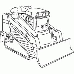 Disegno da colorare: Bulldozer / escavatore meccanico (Trasporto) #141692 - Pagine da Colorare Stampabili Gratuite