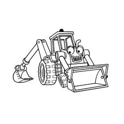 Disegno da colorare: Bulldozer / escavatore meccanico (Trasporto) #141770 - Pagine da Colorare Stampabili Gratuite