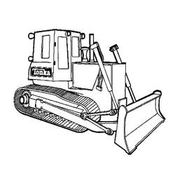 Disegno da colorare: Bulldozer / escavatore meccanico (Trasporto) #141771 - Pagine da Colorare Stampabili Gratuite