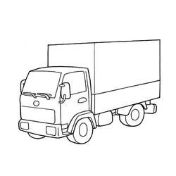 Disegno da colorare: Camion (Trasporto) #135538 - Pagine da Colorare Stampabili Gratuite