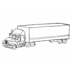 Disegno da colorare: Camion (Trasporto) #135550 - Pagine da Colorare Stampabili Gratuite