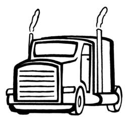 Disegno da colorare: Camion (Trasporto) #135578 - Pagine da Colorare Stampabili Gratuite