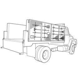 Disegno da colorare: Camion (Trasporto) #135579 - Pagine da Colorare Stampabili Gratuite