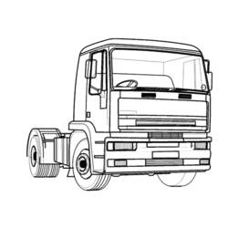 Disegno da colorare: Camion (Trasporto) #135582 - Pagine da Colorare Stampabili Gratuite