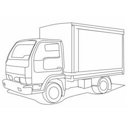 Disegno da colorare: Camion (Trasporto) #135604 - Pagine da Colorare Stampabili Gratuite