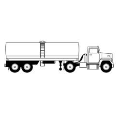 Disegno da colorare: Camion (Trasporto) #135605 - Pagine da Colorare Stampabili Gratuite