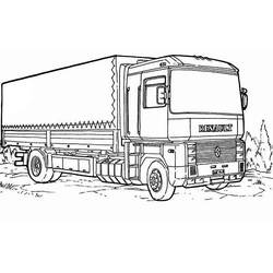 Disegno da colorare: Camion (Trasporto) #135640 - Pagine da Colorare Stampabili Gratuite